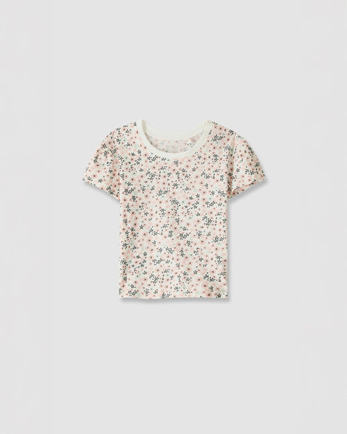 Playera Estampado Flores